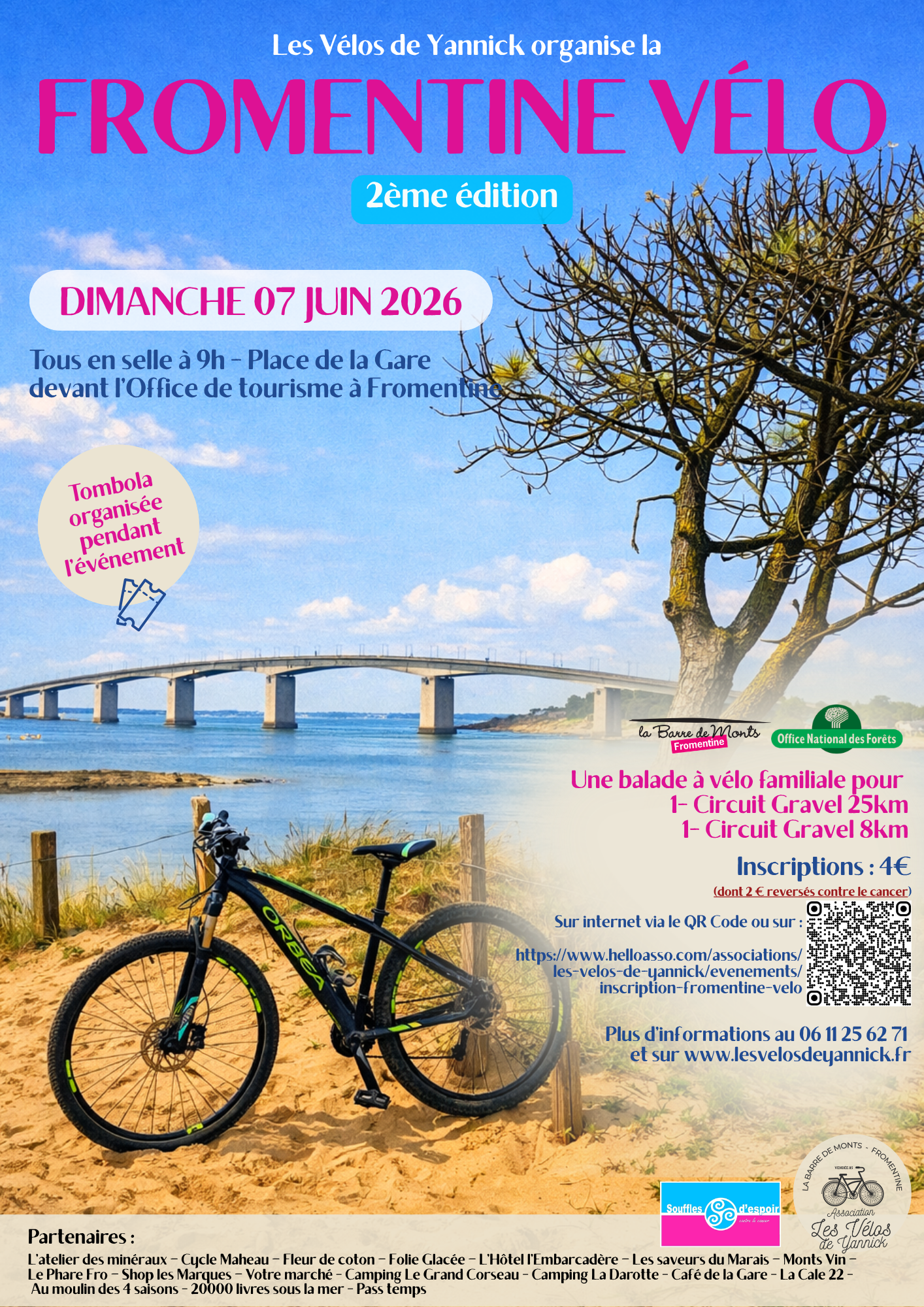 Fromentine Vélo 2026 Afiche Fromentine Vélo 2026 Afiche